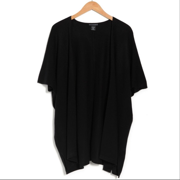 Sofia Cashmere kimono, 100% Cashmere, Black - Picture 3 of 7